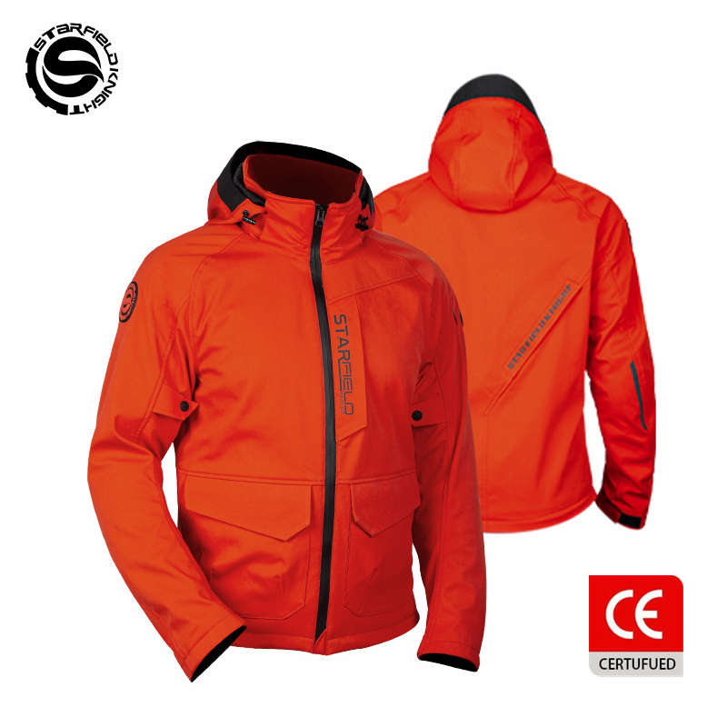 Summer Knights Clothing - SFK Orange Motorcycle Jacket Men Women