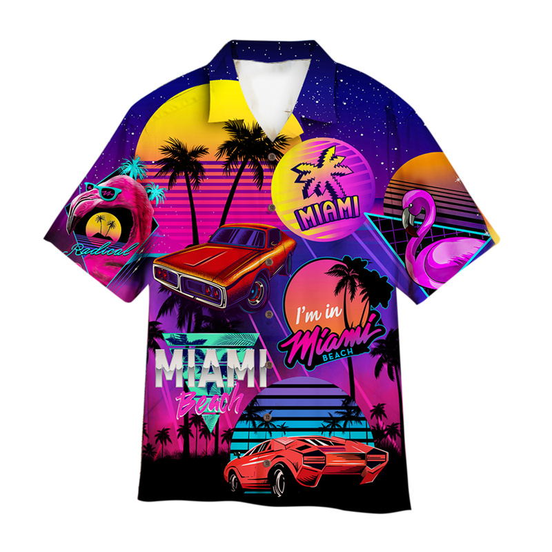 Summer Clothing Guys - 3D Printed Colorful Music Hawaiian Shirts