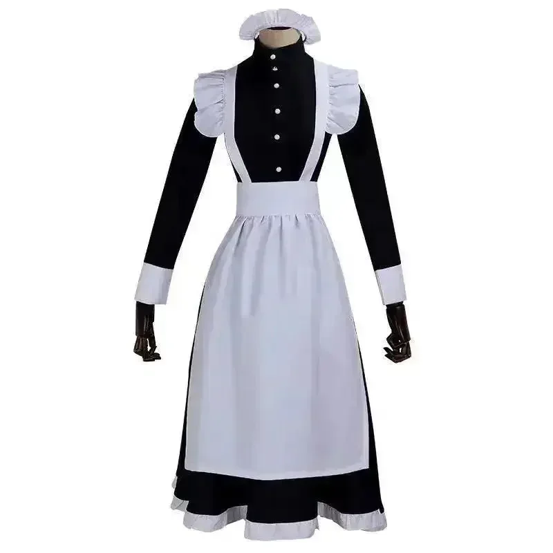 Summer Vacation Clothing Men - 2025 Halloween Women Maid Outfit Long