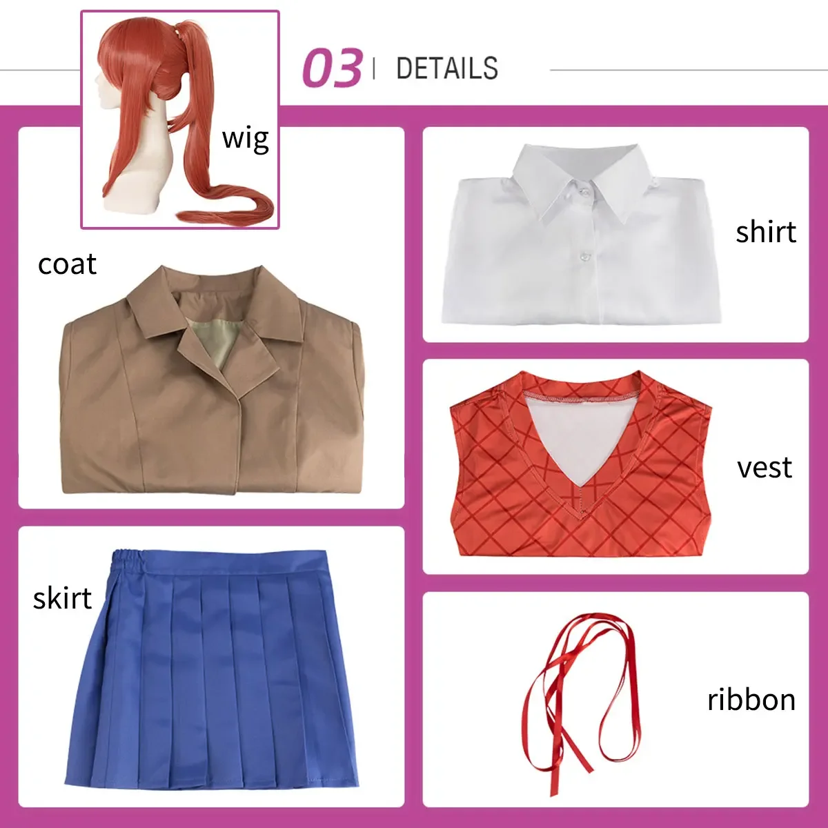 Anime Doki Doki Literature Clu - đánh giá và giá Summer Vacation Clothing Men
