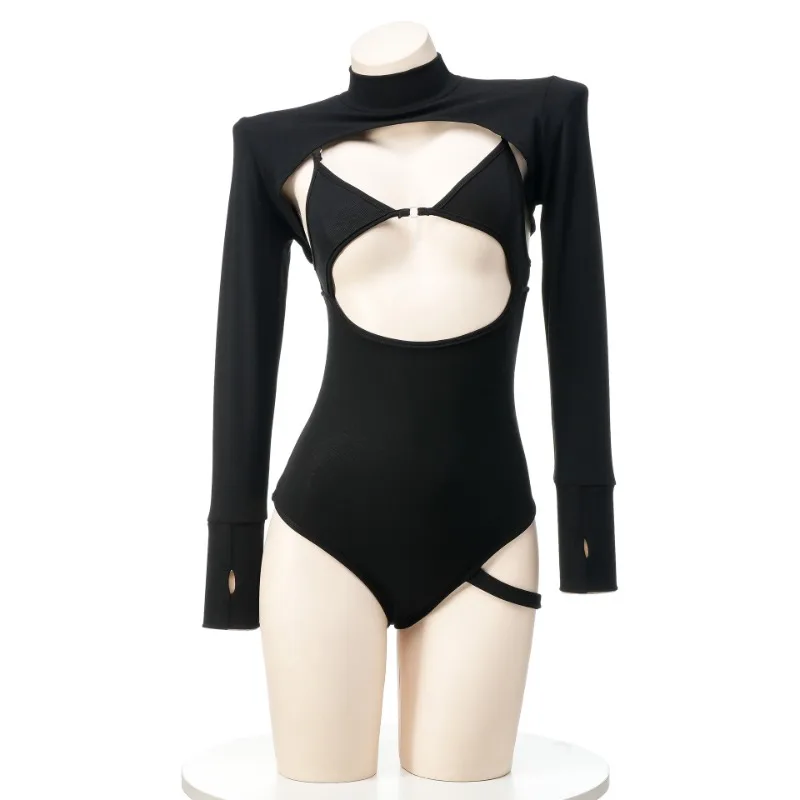 Anime Gothic  Hollow Out Sleev - đánh giá và giá Romper Playsuit Women