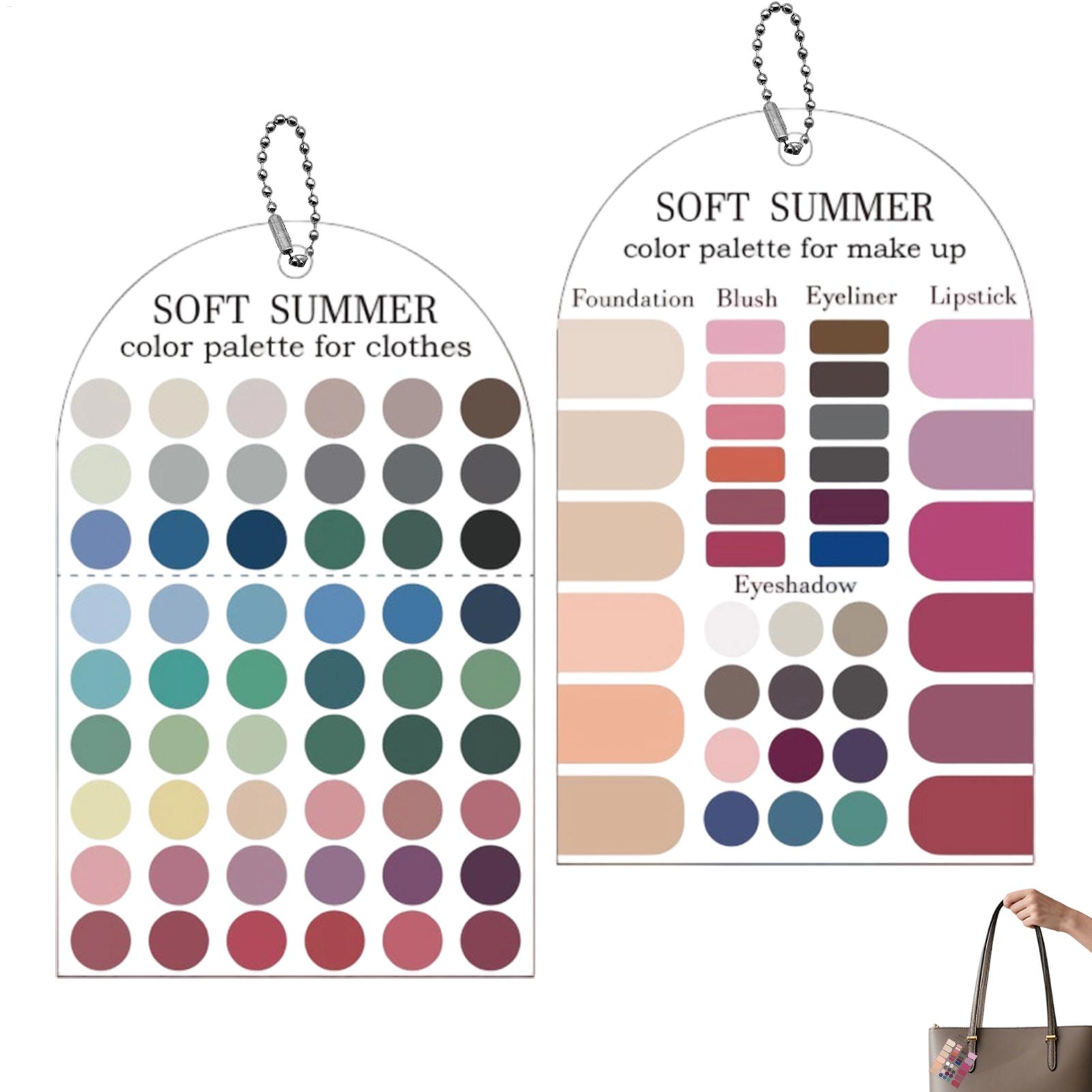 2pcs Soft Summer Color Palette - đánh giá và giá Summer Clothing Color Palette