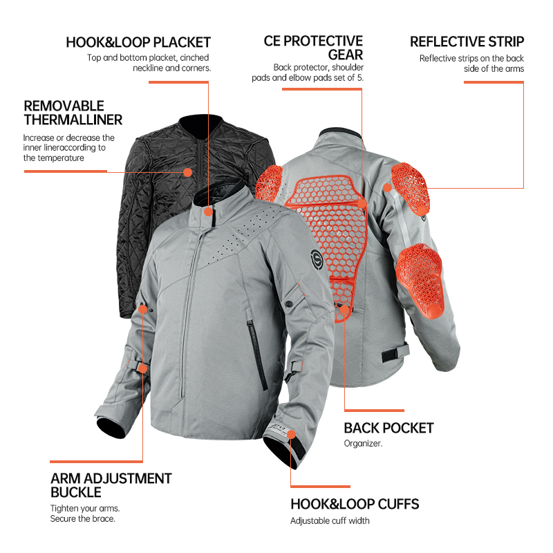 SFK Grey Motorcycle Riding Clo - đánh giá và giá Summer Knights Clothing