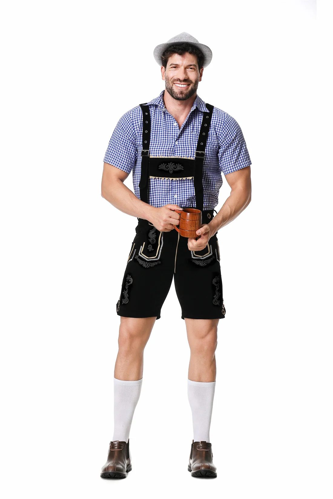Male German Oktoberfest Lederh - đánh giá và giá Summer Vacation Clothing Men