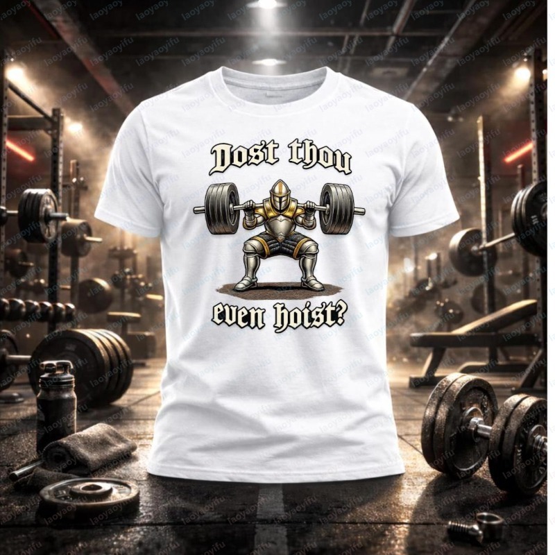 Dost Thou Even Hoist Cotton T- - đánh giá và giá Summer Knights Clothing