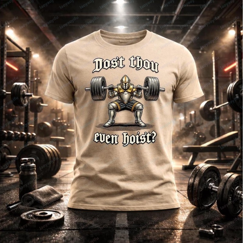 Dost Thou Even Hoist Cotton T- - đánh giá và giá Summer Knights Clothing