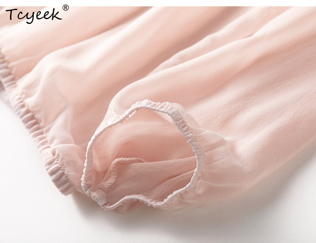 Tcyeek 100% Real Mulberry Silk - đánh giá và giá Summer Clothing