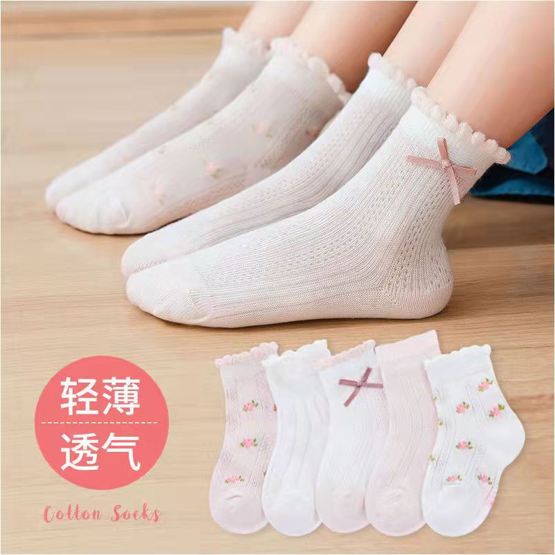 Girls Socks Cute Flowers Patte - đánh giá và giá Summer Clothing Baby Girl
