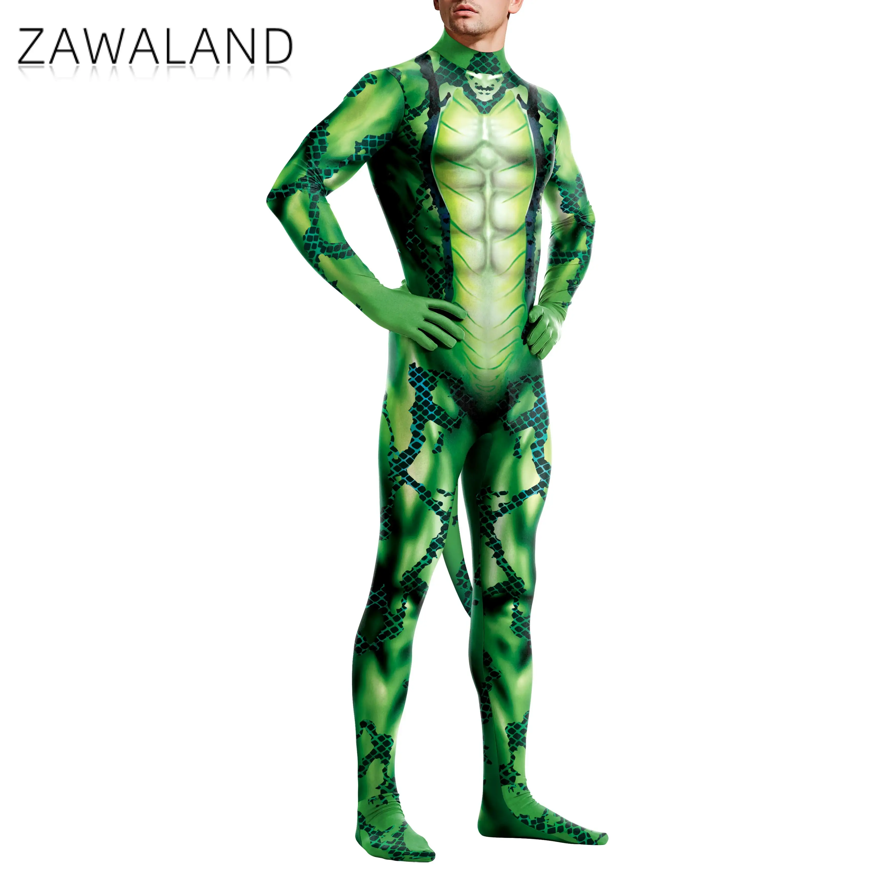 Zawaland Snake Dragon Men Cost - đánh giá và giá Summer Vacation Clothing Men