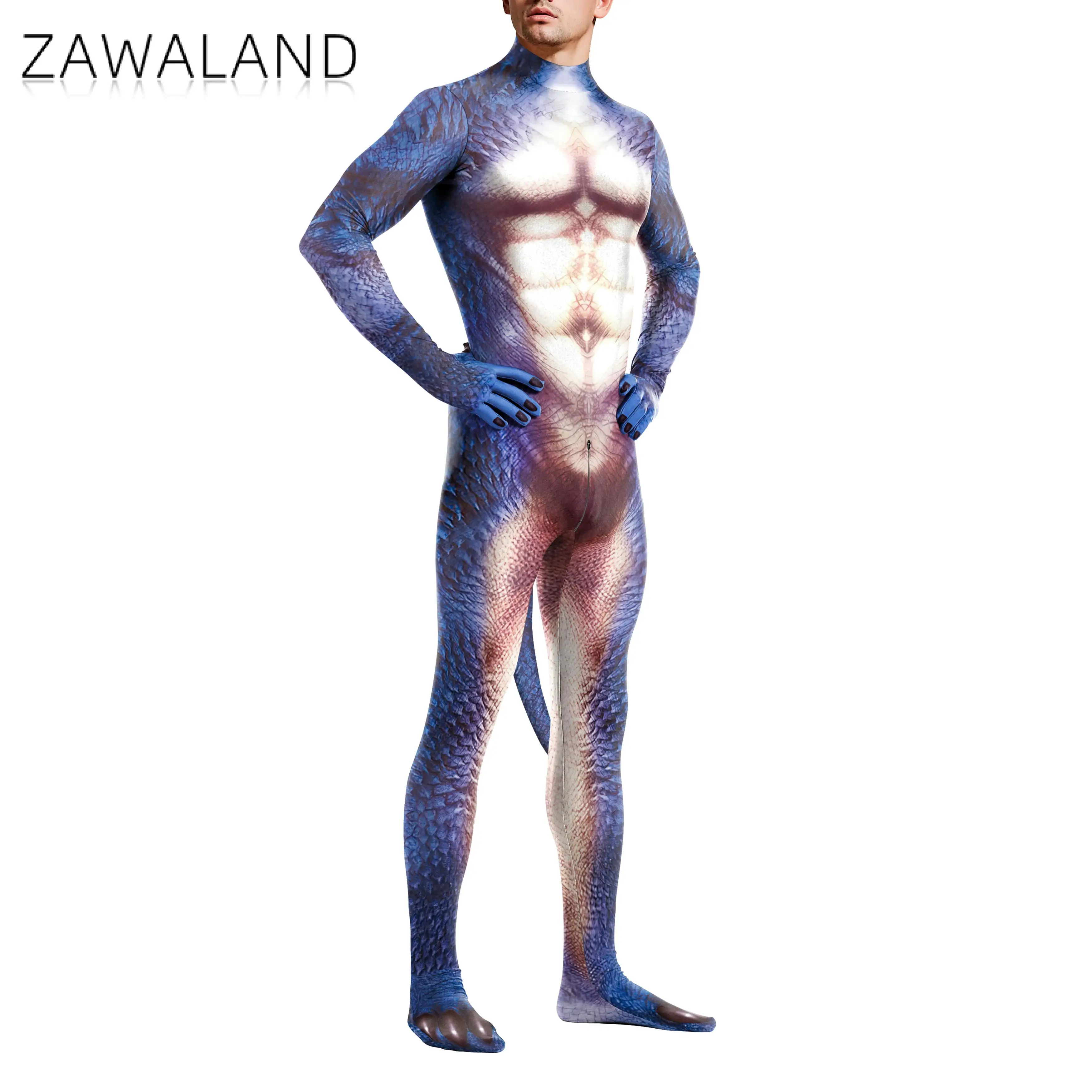 Zawaland Snake Dragon Men Cost - đánh giá và giá Summer Vacation Clothing Men