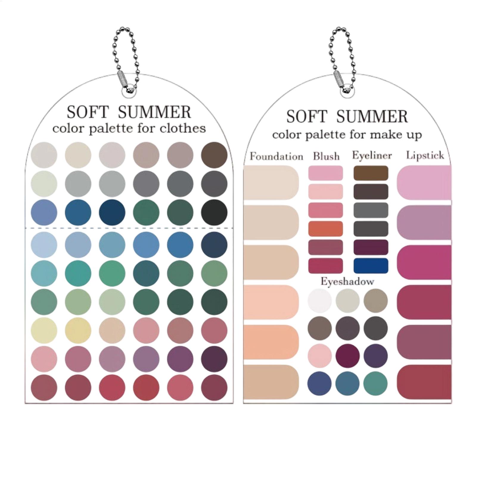 2 Pieces Acrylic Seasonal Pale - đánh giá và giá Summer Clothing Color Palette