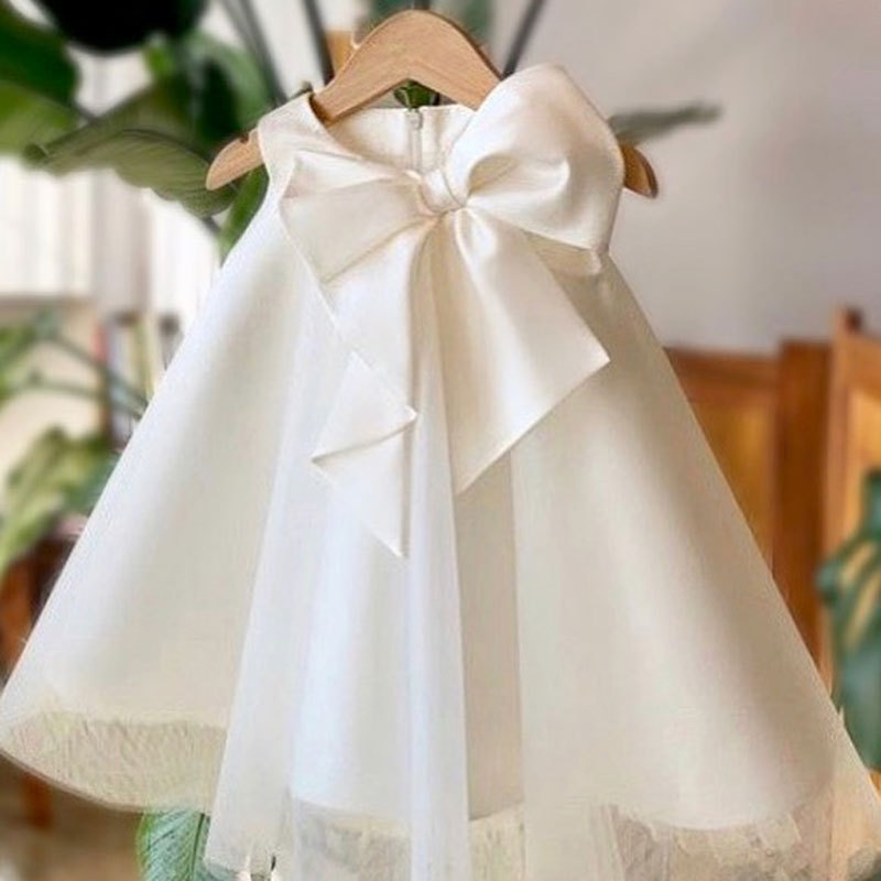 Mùa Hè 2021 Nơ Lớn Đầm Bé Gái  - đánh giá và giá Summer Clothing Baby Girl