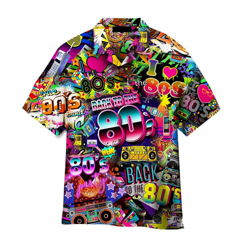 3D Printed Colorful Music Hawa - đánh giá và giá Summer Clothing Guys