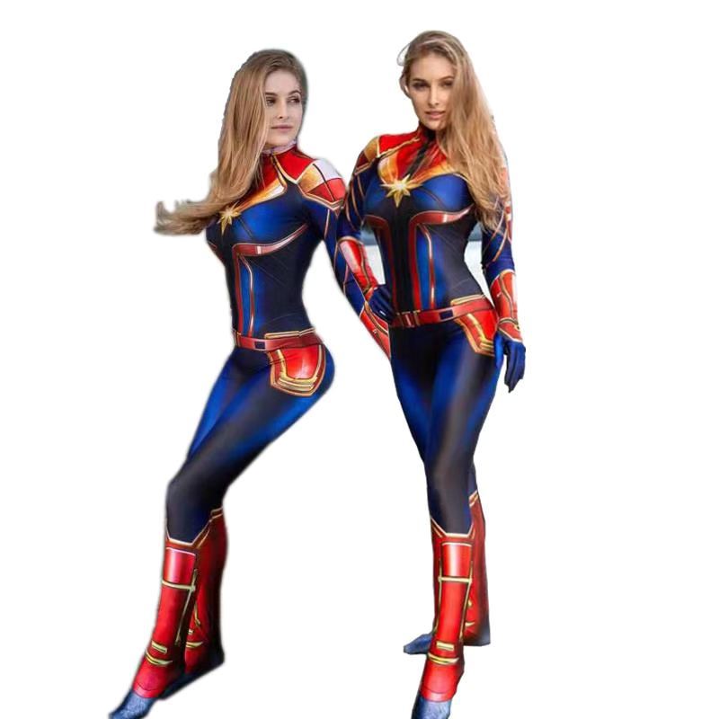 Movie Captain Cosplay Costume  - đánh giá và giá Romper Playsuit Women