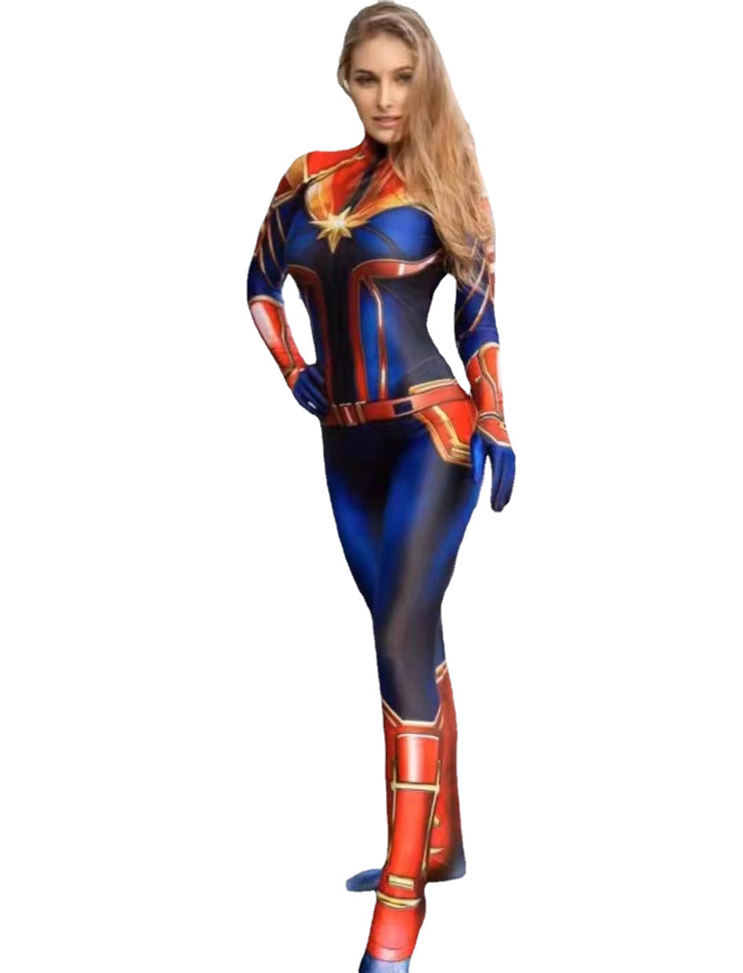 Movie Captain Cosplay Costume  - đánh giá và giá Romper Playsuit Women