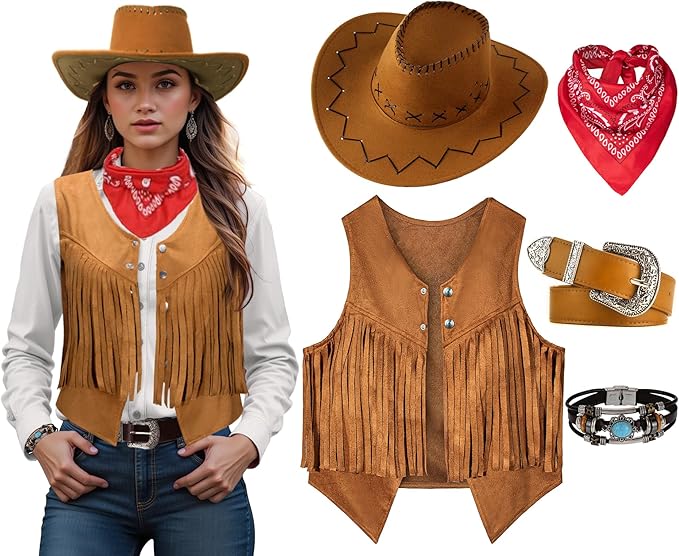 Women Men Cowgirl Costume West - đánh giá và giá Summer Vacation Clothing Men
