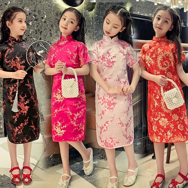 Summer Children Cheongsam Kids - đánh giá và giá Summer Clothing Baby Girl