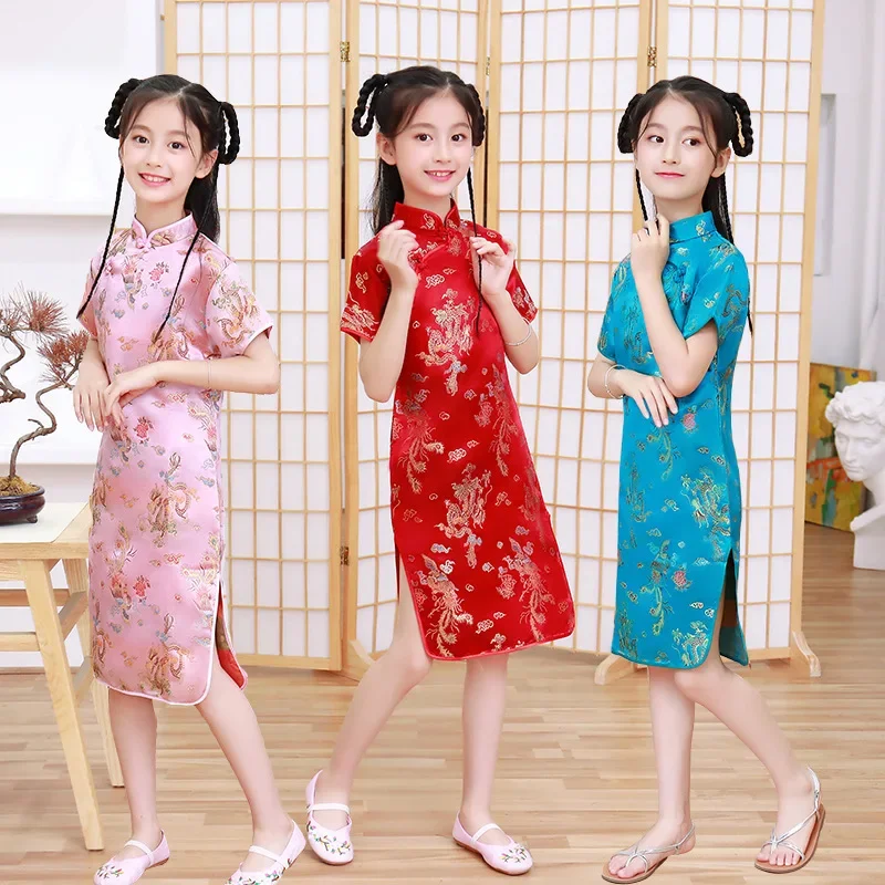 Summer Children Cheongsam Kids - đánh giá và giá Summer Clothing Baby Girl