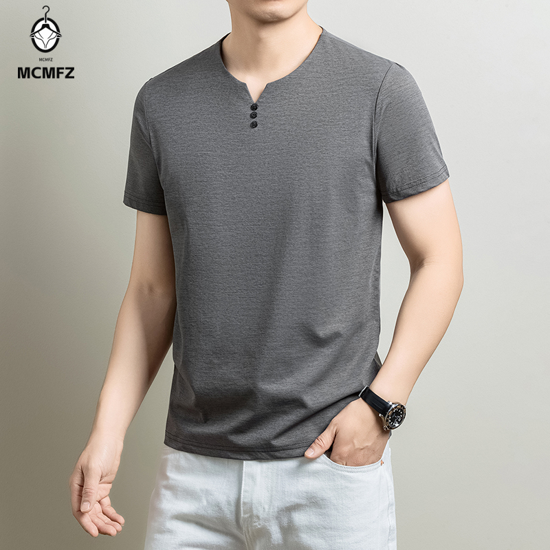 Mens Basic Henley T Shirt Comf - đánh giá và giá Summer Clothing Guys