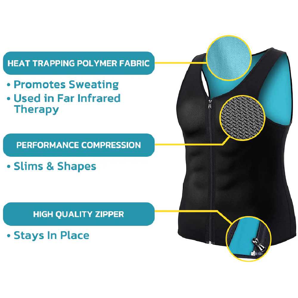 1PCS Hot Neoprene Sauna Vest f - đánh giá và giá Tank Top Breathable