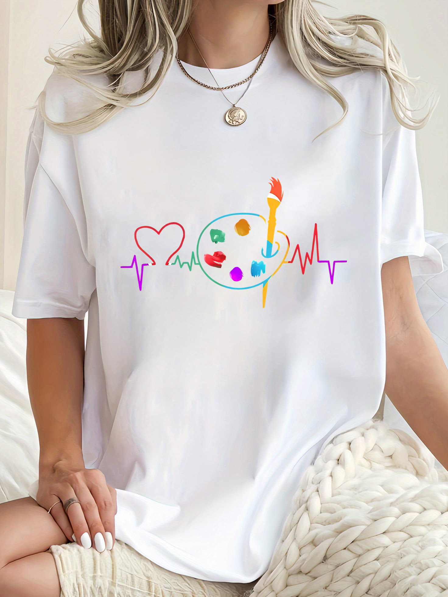 Colorful Geometric Women's Cas - đánh giá và giá Summer Clothing Color Palette