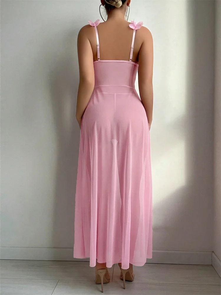 Pink Floral Sexy Nighties Wome - đánh giá và giá Summer Clothing On Sale