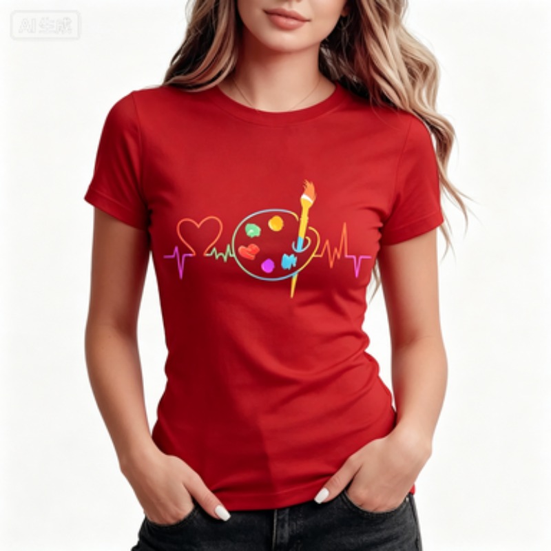 Colorful Geometric Women's Cas - đánh giá và giá Summer Clothing Color Palette