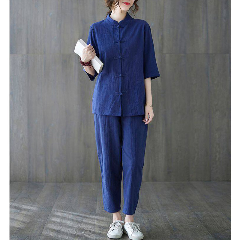 2pcs Buddhist Women's Clothing - đánh giá và giá Summer Yoga Clothing