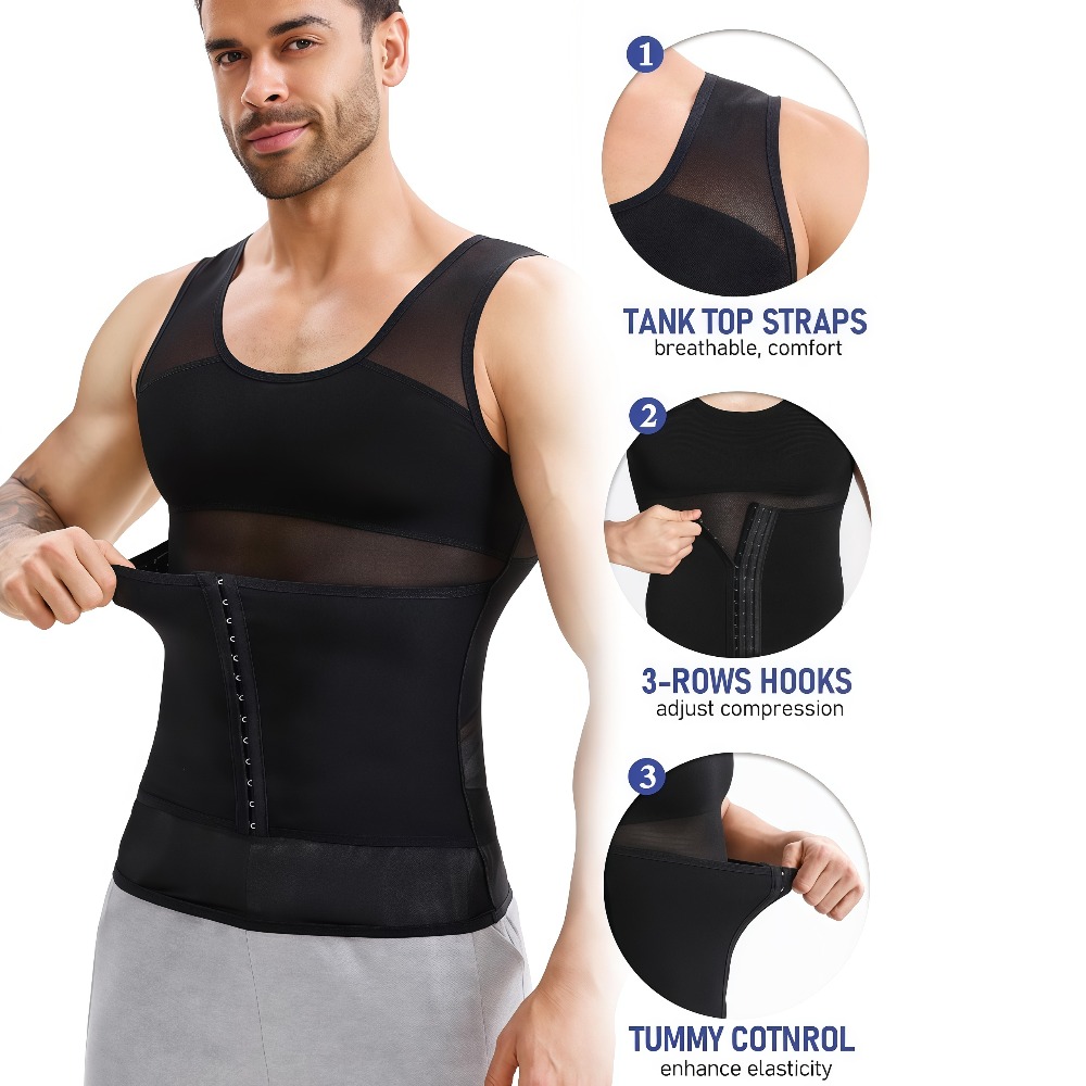 Button Adjustable Compression  - đánh giá và giá Tank Top Breathable