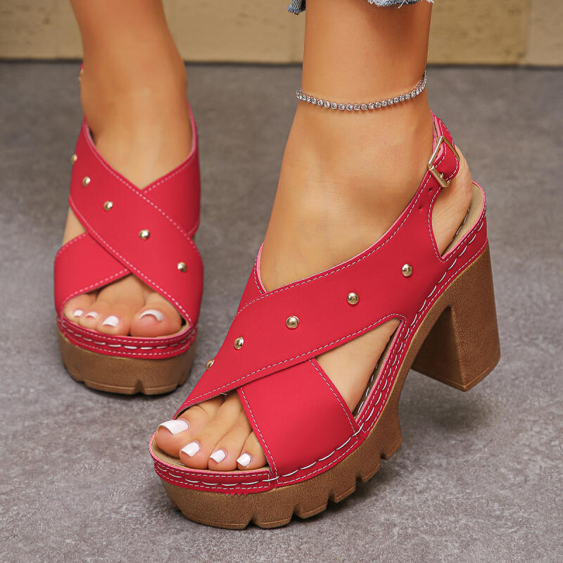 Vintage Super High Heel Cross  - đánh giá và giá Summer Clothing On Sale