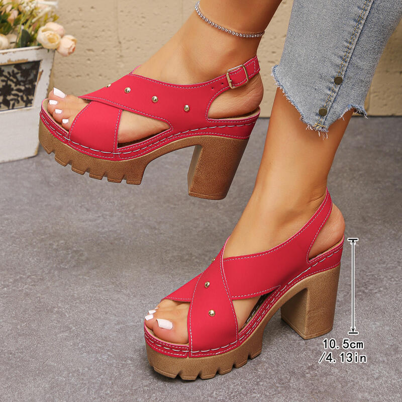 Vintage Super High Heel Cross  - đánh giá và giá Summer Clothing On Sale