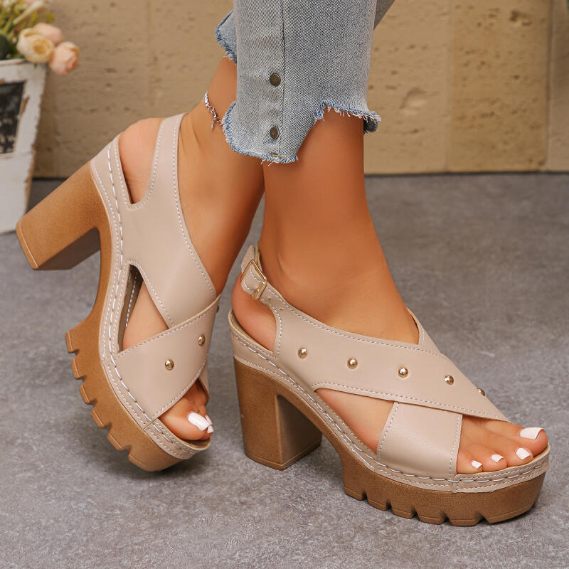 Vintage Super High Heel Cross  - đánh giá và giá Summer Clothing On Sale